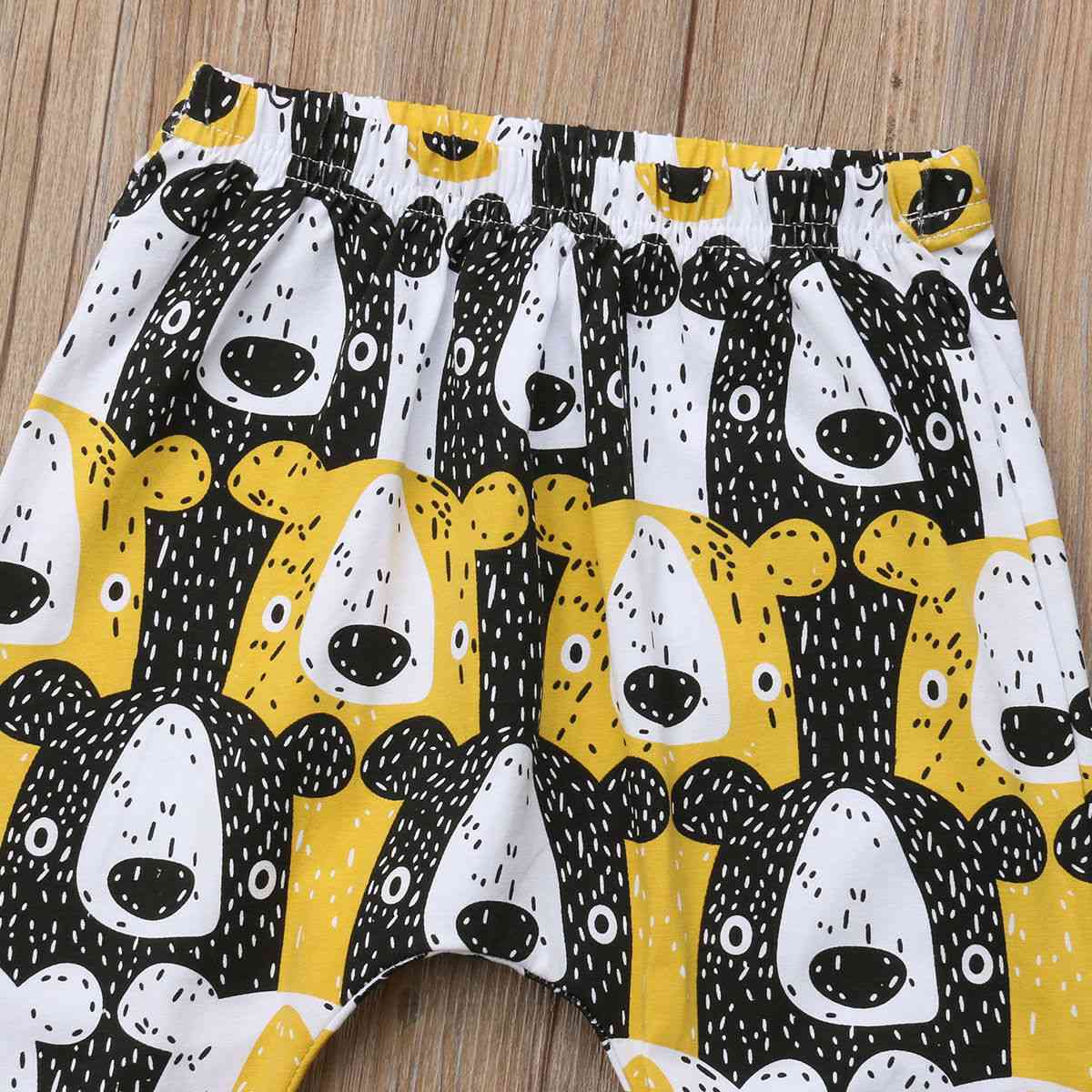 Noworodka chłopcy dziewczęce ubrania niedźwiedź harem spodnie spodnie maluch dolne legginsy