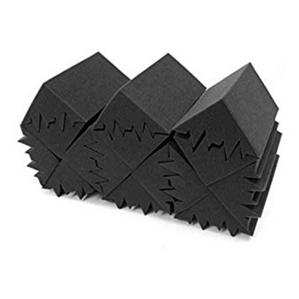 New 8 Pack Of 4.6 In X 4.6 In X 9.5 In Black Soundproofing Insulation Bass Trap  (black)