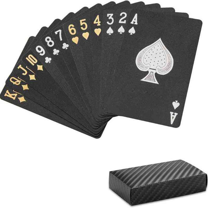 54sheets/set Waterproof, Plastic Pvc Poker Playing Cards Deck