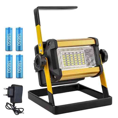 Led Work Rechargeable Spotlight, Search Outdoor Emergency Portable Hand Lamp For Camping & Hiking