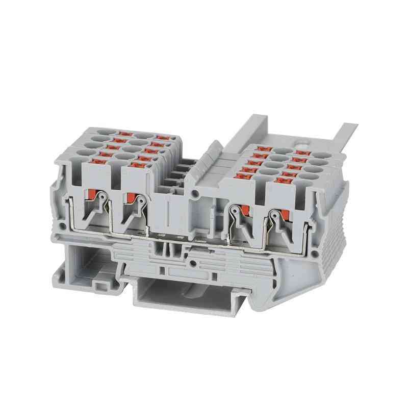 10 stuks PT 2.5-quattro 4 insteekdraadconnectoren aansluitblok