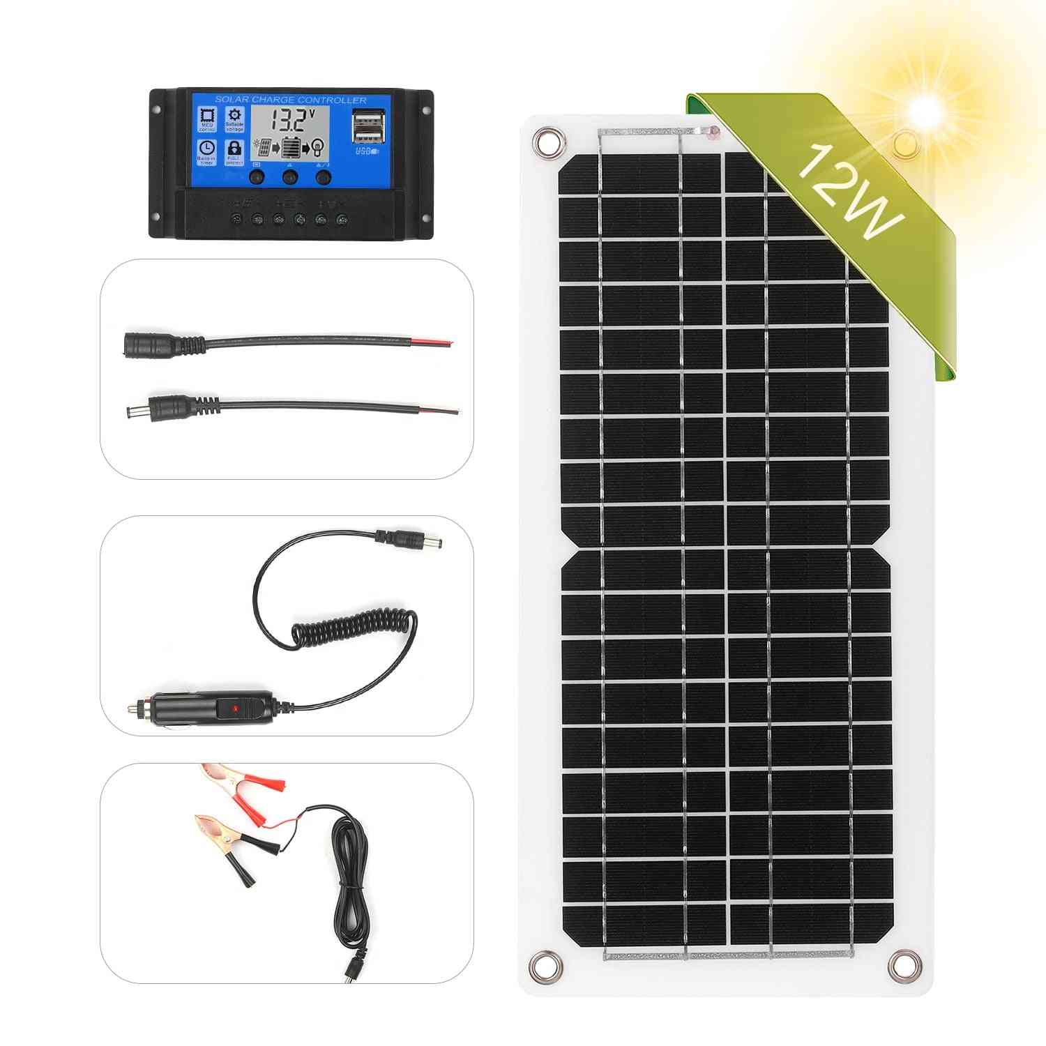 12w Solar Power Starter Kit