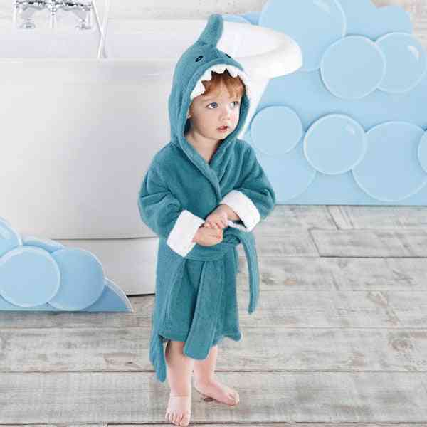 Cartoon Design Bathrobes -cotton Towels For And