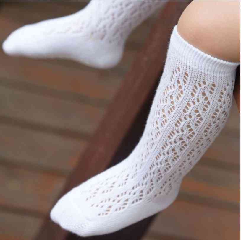 Baby Girl Kid, Soft Cotton, Knee -high Socks Stockings
