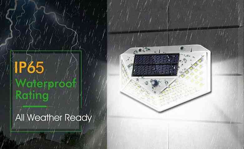Led Solar Powered Light With Motion Sensor And 3 Modes