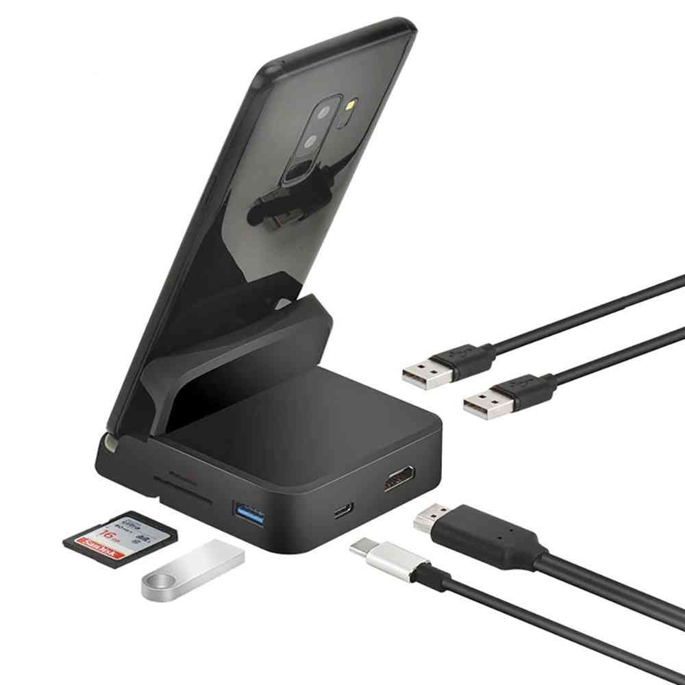 Mini stație de andocare portabilă pentru telefoane inteligente