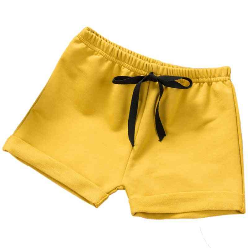 Zomer baby jongens shorts mode katoen voor jongens meisjes peuter slipje kinderen strand sport broek kleding - zwart / 9m