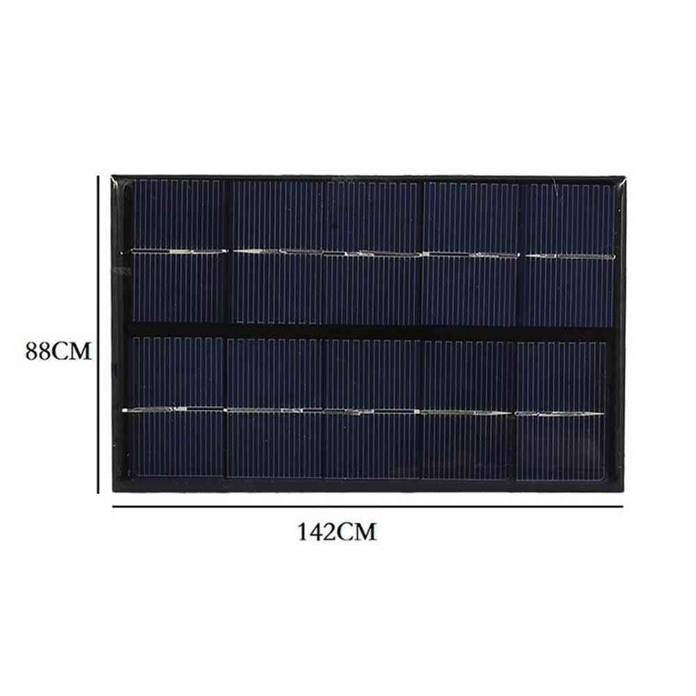 5v 5w mini system ładowania paneli słonecznych- (88 * 142 mm) -