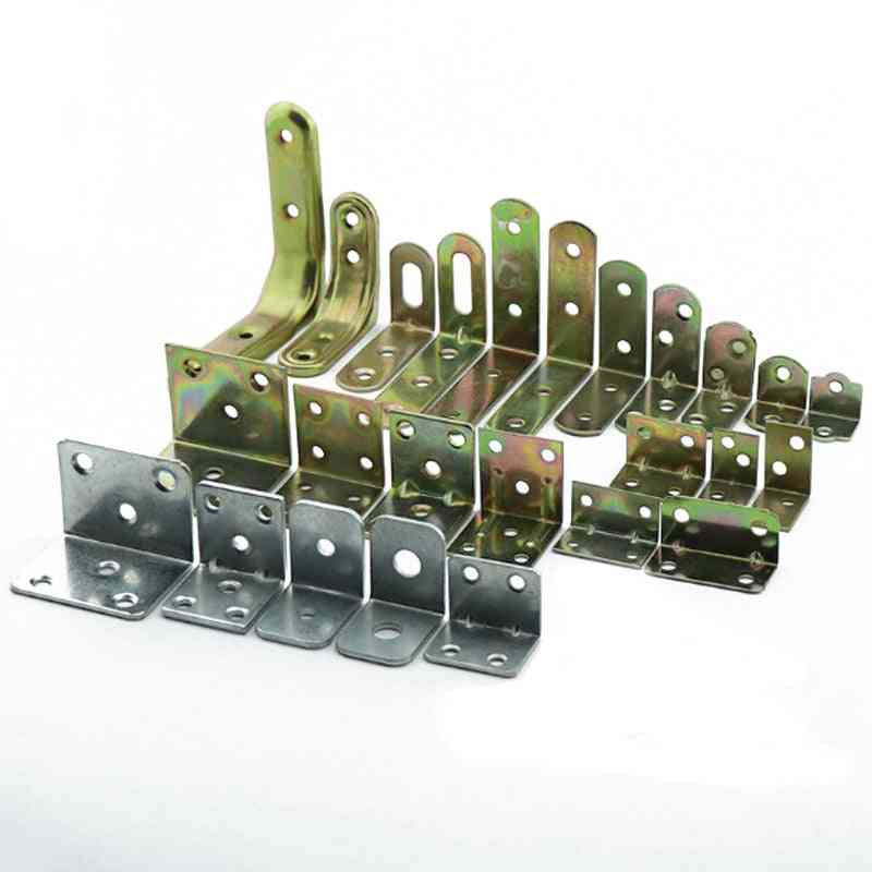 Right Angle Steel Corner Brackets- Shelf Support Holder