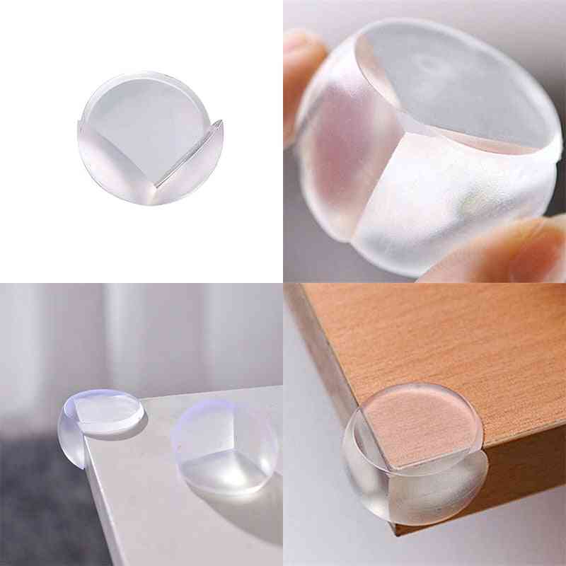 Baby Anti-collision Corner Guard - Silicone Material For Door Stopper & Wall Protector