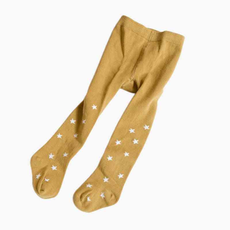 Star Printed, Long Tights For Toddlers