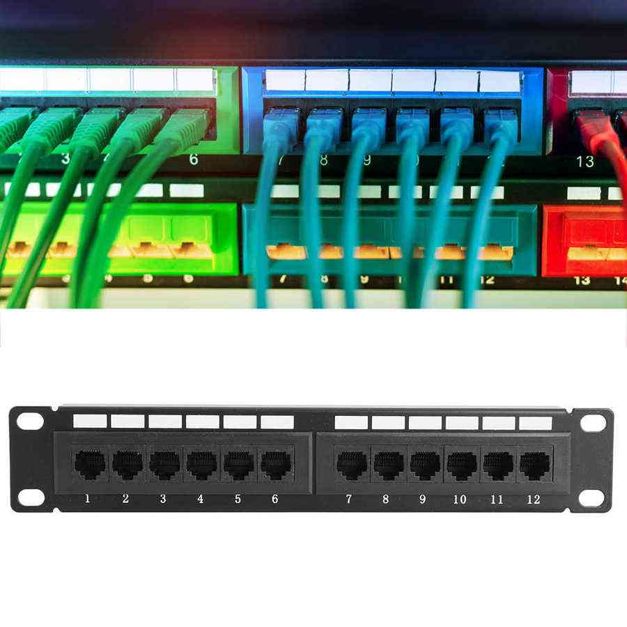 Utp Cat6a 12port Network Cable Rack Without Bracket