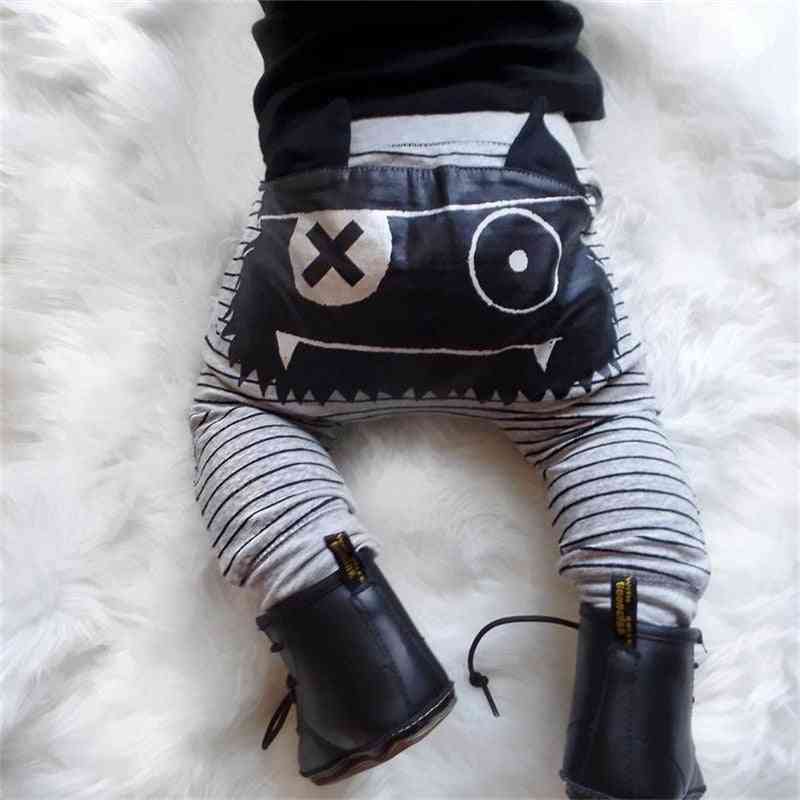 Monster Baby Boy Kleidung, Brand Stripe Bottoms Haremshose