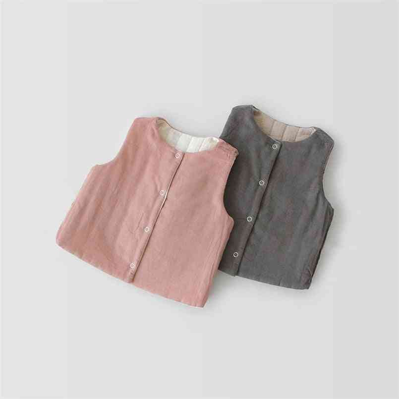 Newborn Baby Vest Thick Infant Waistcoat For - Jackets Coat Clothes Warm Tops Outwear