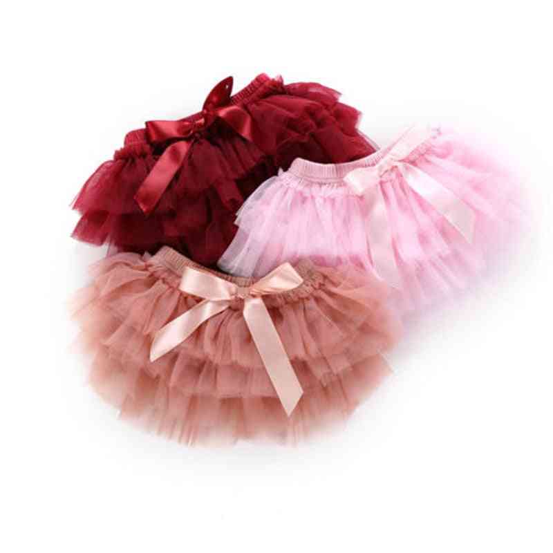Multi-layer Tutu Lace Princess Skirt & Flower Headband Outfit
