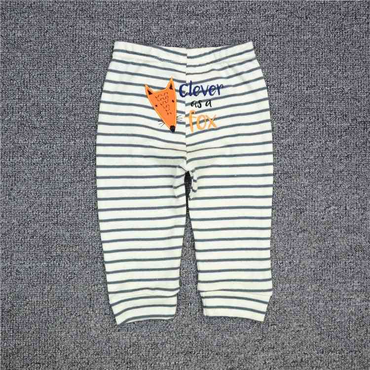 Cotton Autumn Leggings For Boys And Girls, Full Length Baby Trousers