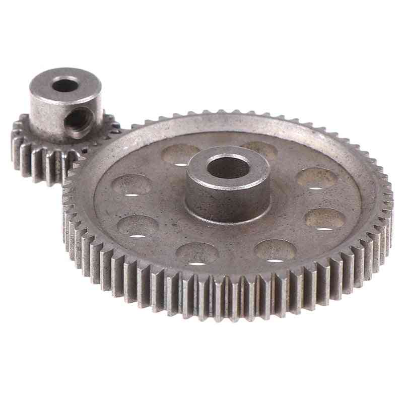 2pcs Of Differential Metal Main And Motor Gear