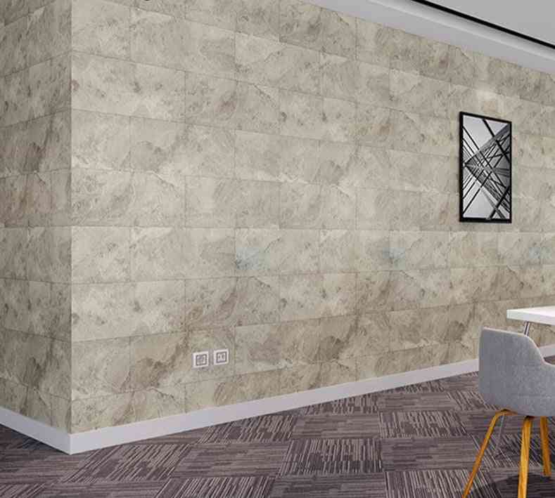 Piastrelle in stile pavimento in marmo impermeabile vinile adesivo-pvc