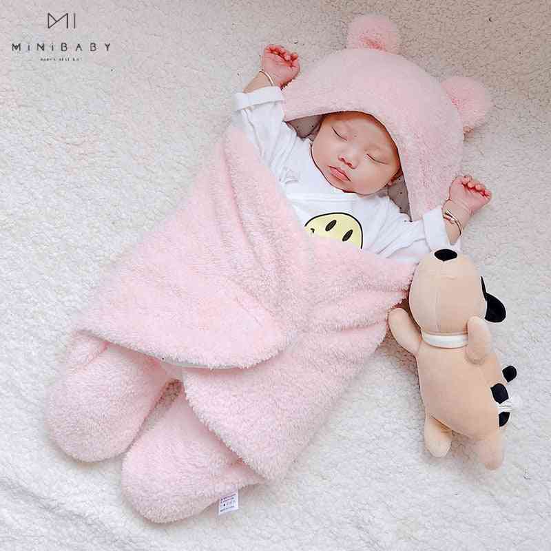 Soft Autumn Winter Sleep Fleece Blanket For Infant Baby