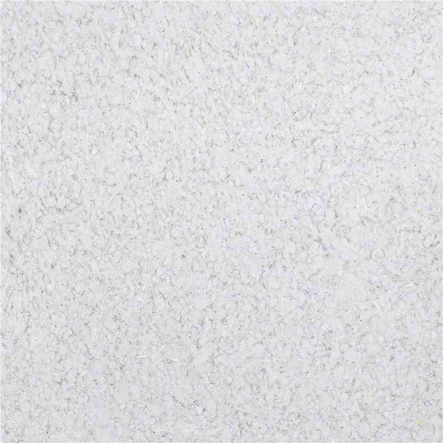 White  3d Foam Silk Plaster, Liquid Wallpaper, Wall Covering  (1kg)