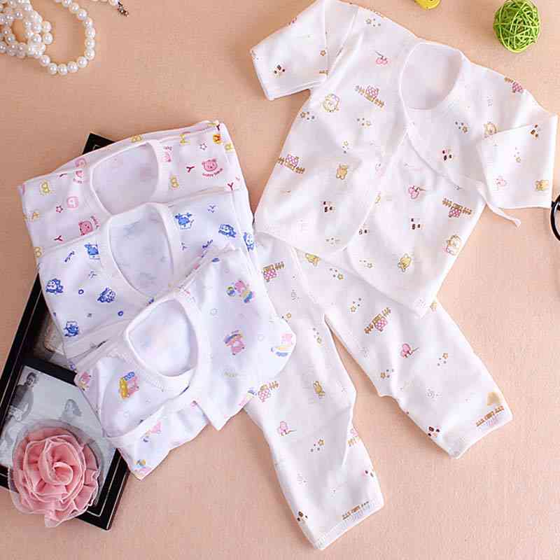 2pcs Newborn Baby Boy Clothes, Infant Clothing Set- From Cotton