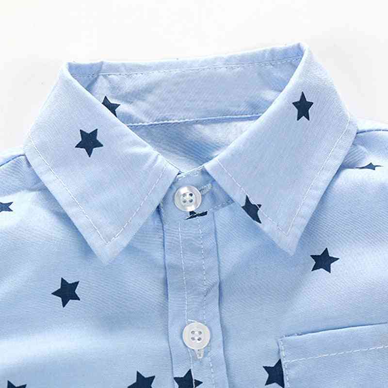 Letnie koszulki noworodkowe, nadruki gwiazd casualowe bluzy z długim rękawem odzież dla niemowląt