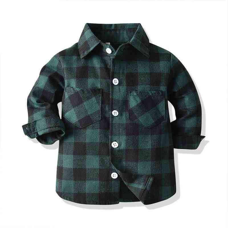 Spring, Autumn Fashion Baby Boy - Long Sleeve Cotton Shirt