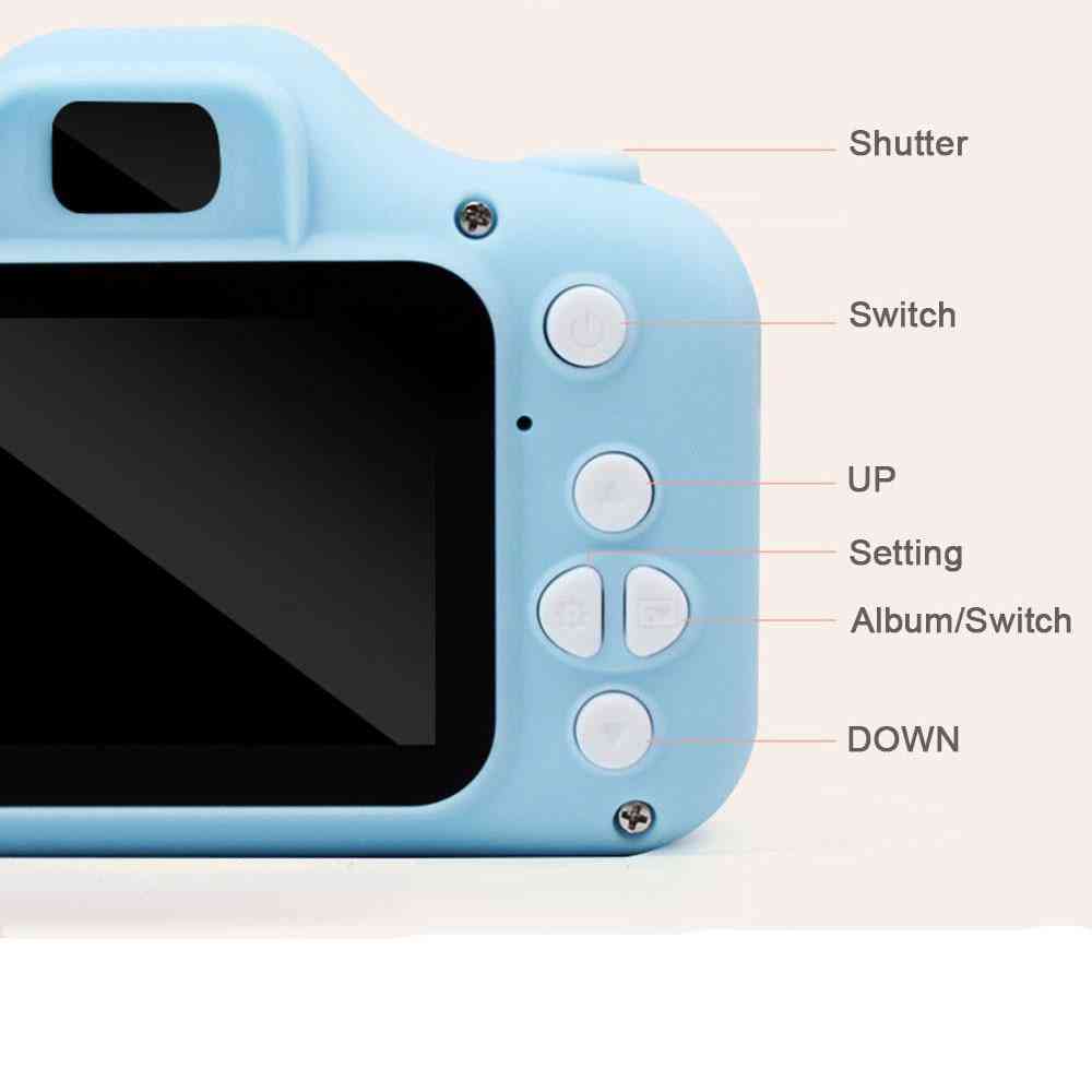 Mini digitális fényképezőgép - 8mp, 2.0 hüvelykes képernyő, autofókuszral a gyermekek számára