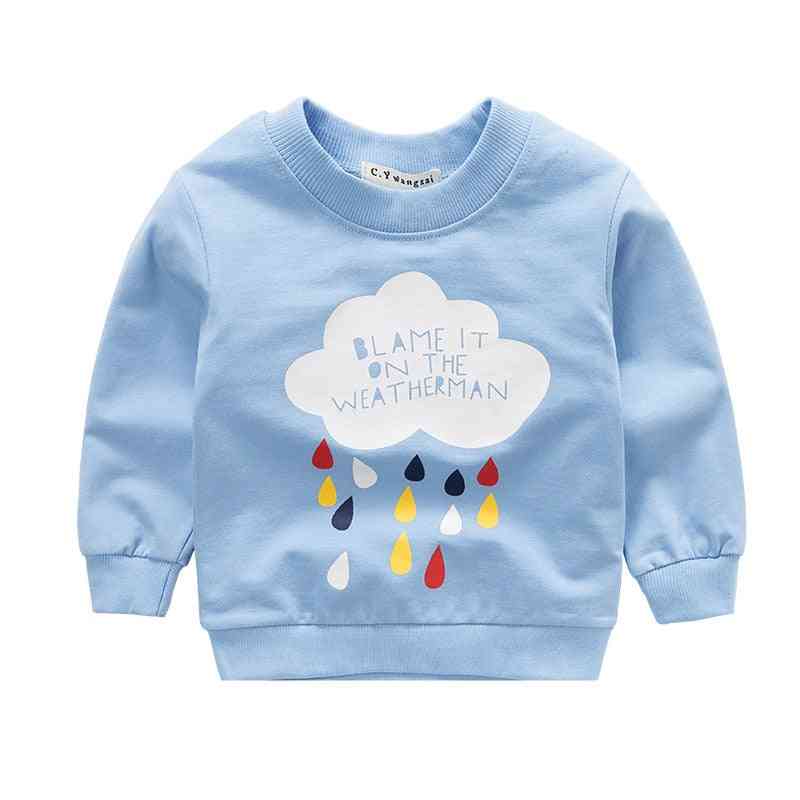 Primavera outono bebês moletons - moletons infantis desenhos animados animal suéter de algodão de manga comprida, camisetas infantis roupas