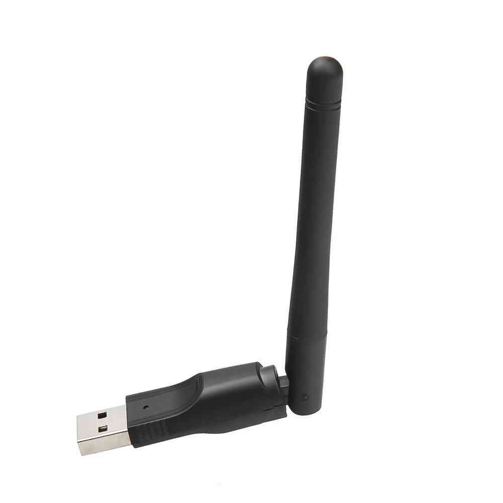 мини безжичен usb wifi адаптер mt7601 / 150mbps 802.11n / g / b, мрежова LAN карта wifi ключ за декодер