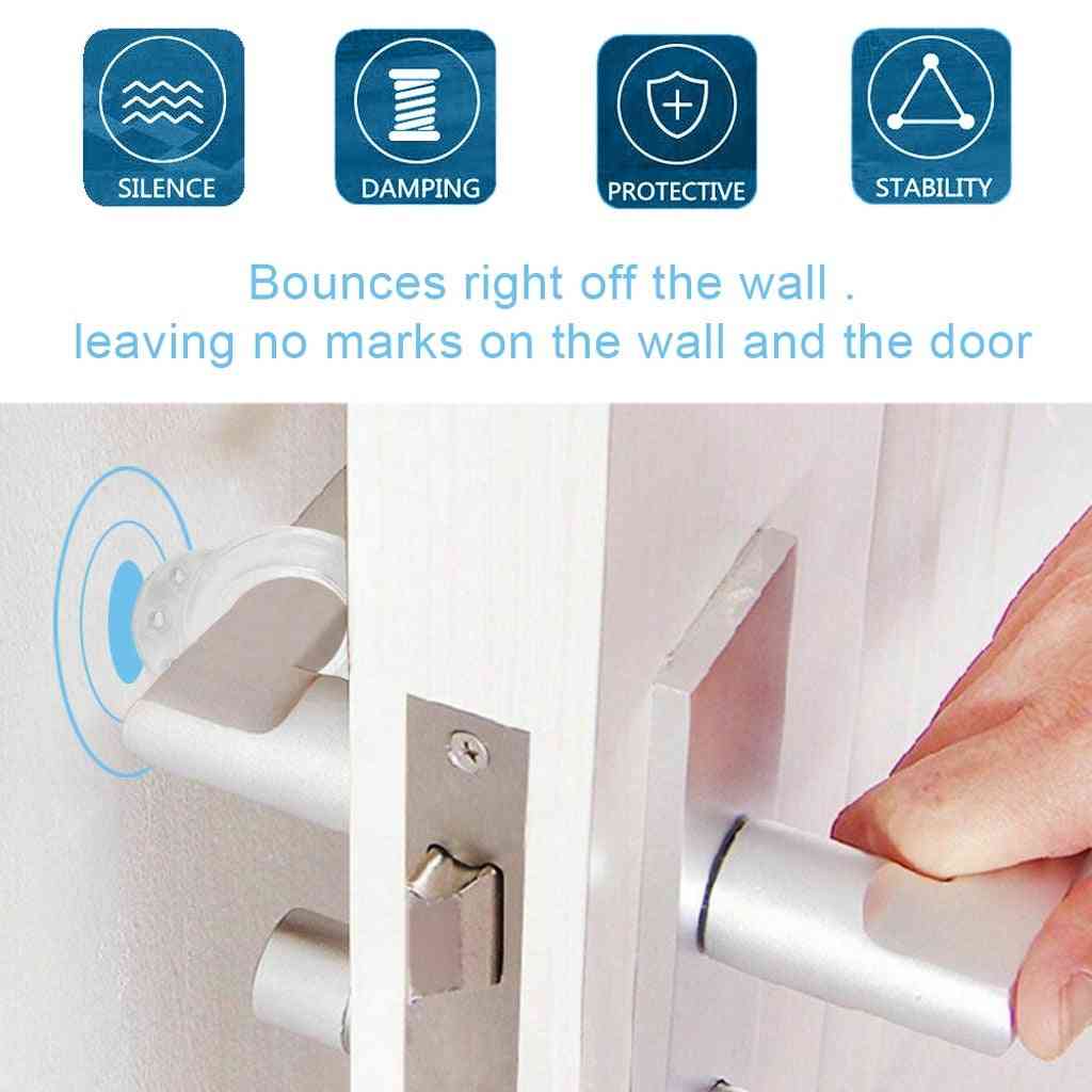 Transparent Door Handle Buffer - Doorknob Buffer To Protect Walls And Furniture