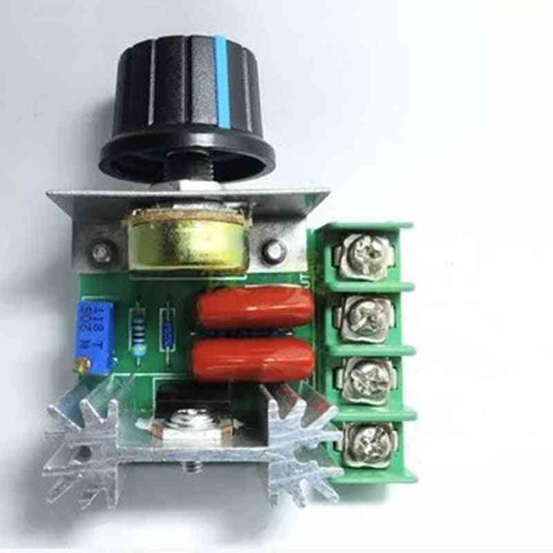 Led dimmer switch 220v regolatore di tensione 2000w scr termostato elettronico regolatore di velocità del motore (220v) -