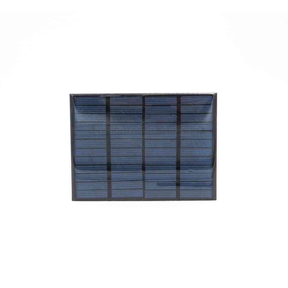 12V 1,5W solcellepanel standard epoxy polykrystallinsk silicium DIY batteri opladning -