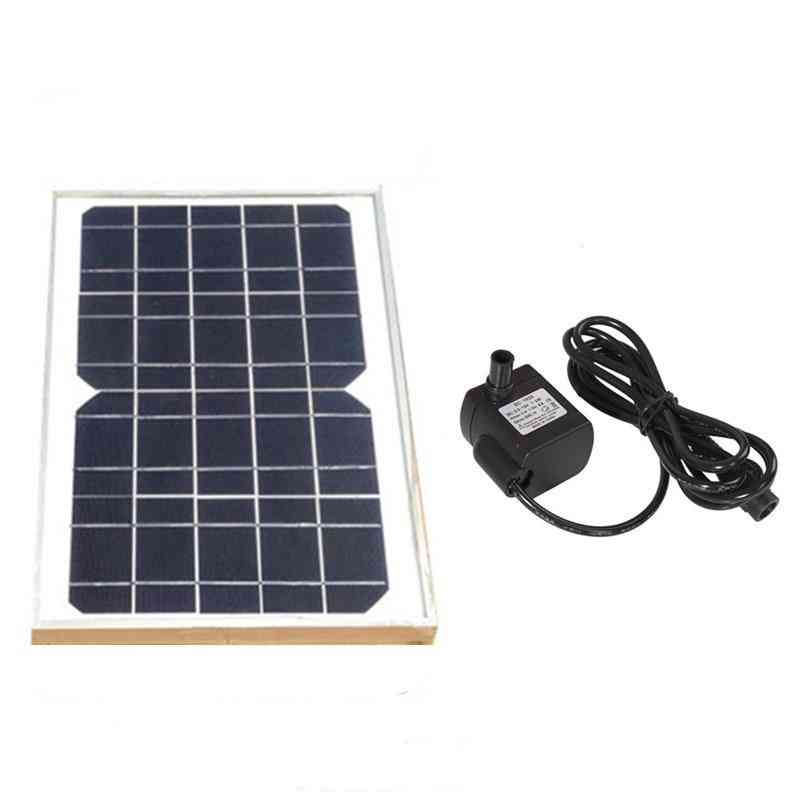 Solar Powered Panel And Water Submersible Pump