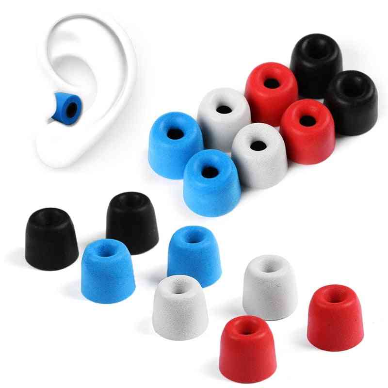Audífonos universales de espuma viscoelástica t400 almohadillas para auriculares internos suaves y fáciles de reemplazar - t400 l negro