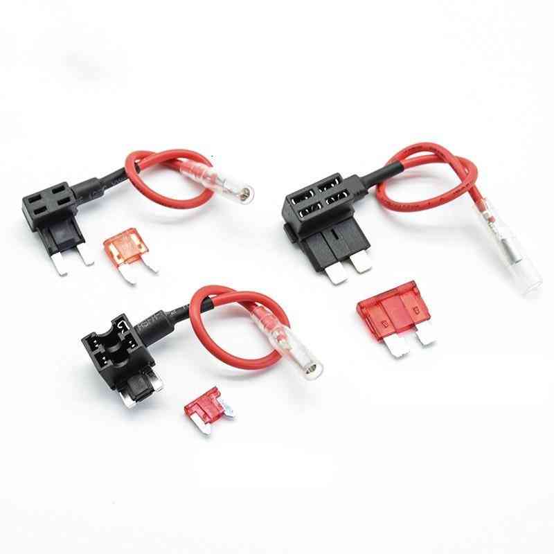 12v Micro/mini/standard Fuse Holder Adapter With 10a Blade