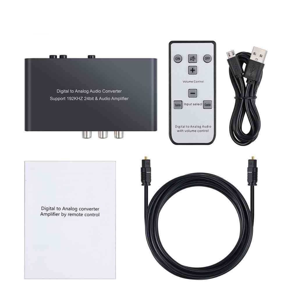 192khz Digital To Analog Converter With Remote Control-bluetooth Dac