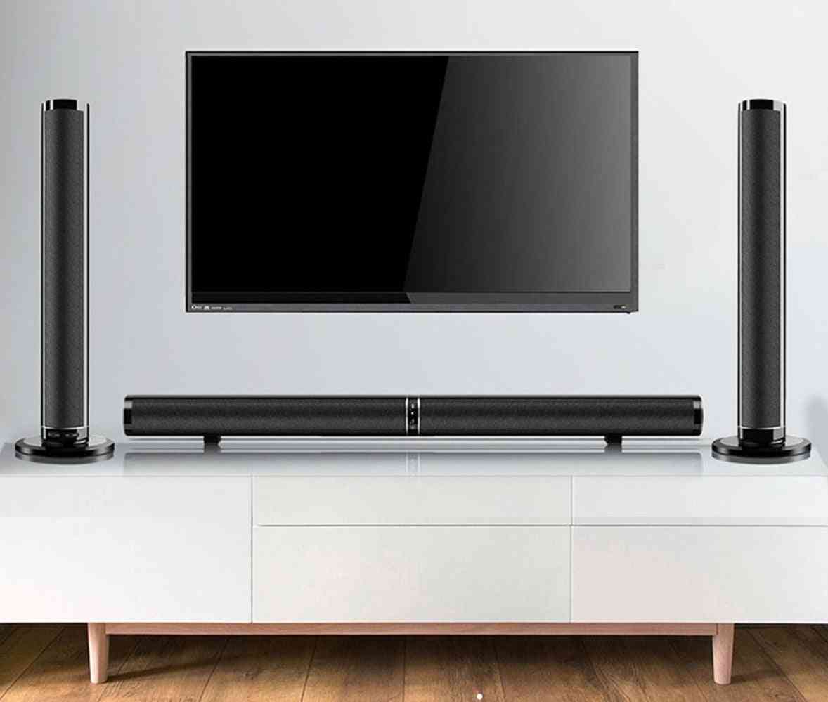 50 W kabelloses Bluetooth, Soundbar-Basslautsprecher, 3D-Surround-Stereo für TV, Heimkino, Laptop, Computer