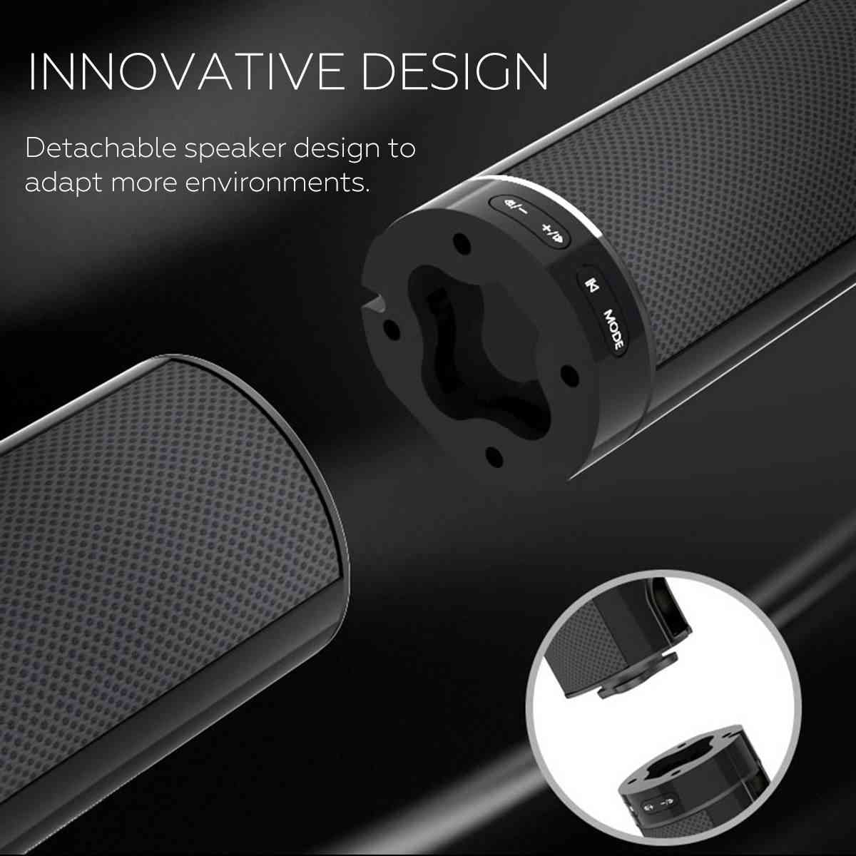 Wireless Bluetooth, Soundbar Bass Speaker, 3d-surround Stereo