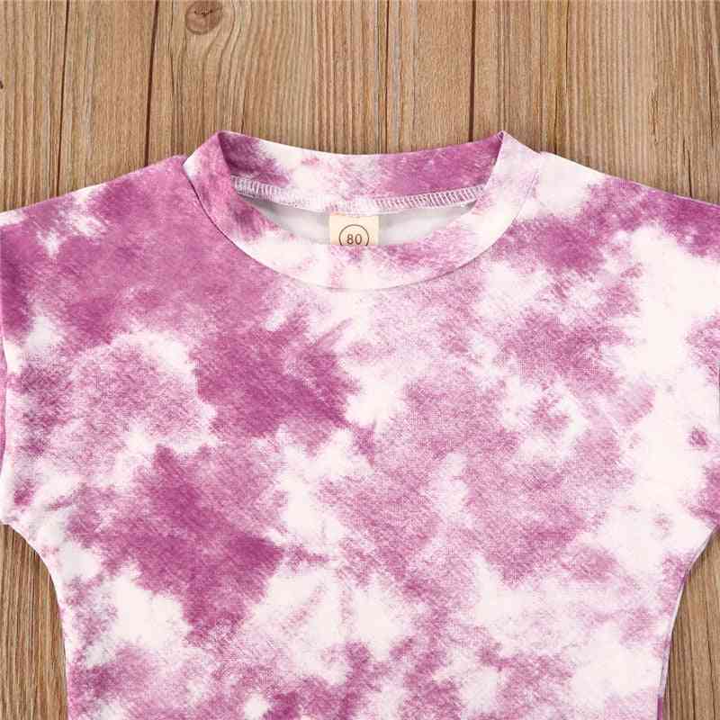 Infant Baby Tie-dye Printed Clothes Sets