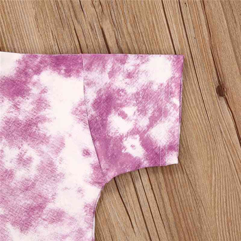 Infant Baby Tie-dye Printed Clothes Sets