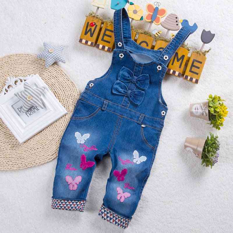 Kinder Baby Mädchen Kleidung Hose Overall Spielanzug Kleinkind Kleinkind lange Hosen Jeans Jeans Overall Latzhose