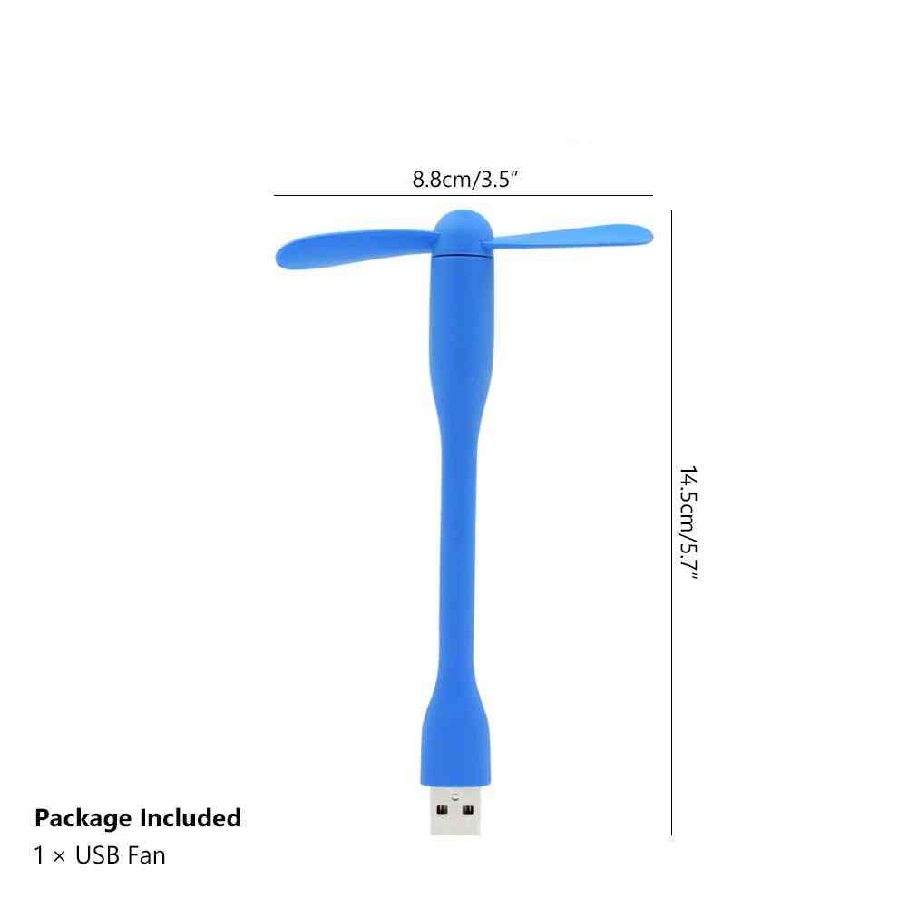 1w Mini Usb Fan -cute, Portable, Flexible