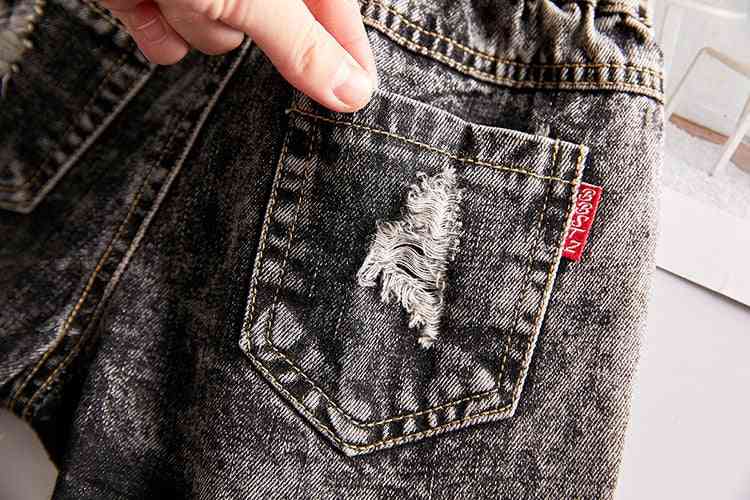 Zomer baby meisjes shorts jeans broek mode luipaard print patchwork short voor meisjes onderkleding 2 tot 14 jaar