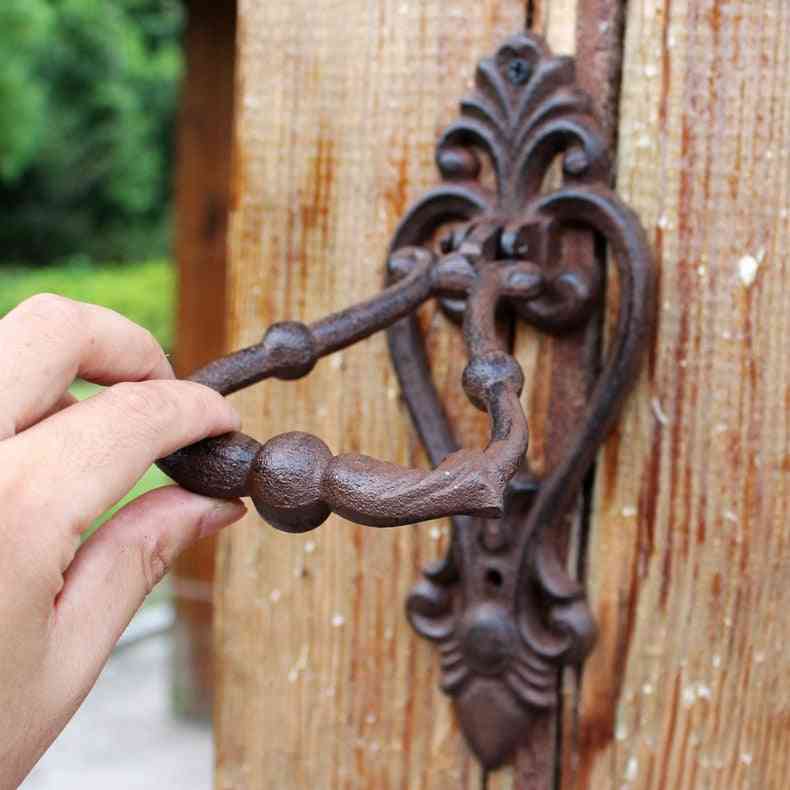 Aldaba del país del estilo americano del jd, manija de puerta del hogar de la decoración antigua