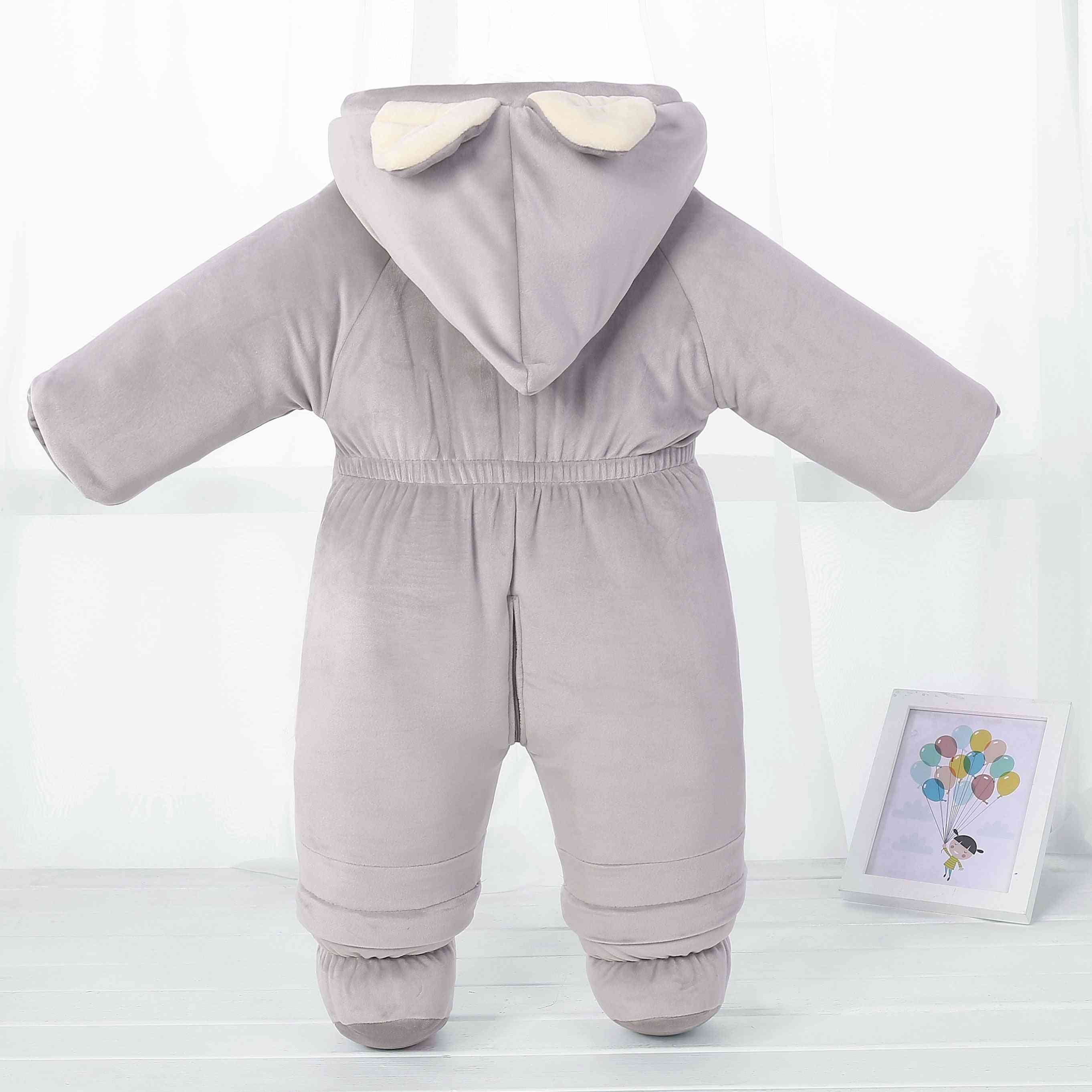 Newborn Style Rompers, Cold Winter Warm Baby Snowsuit, Jumpsuits