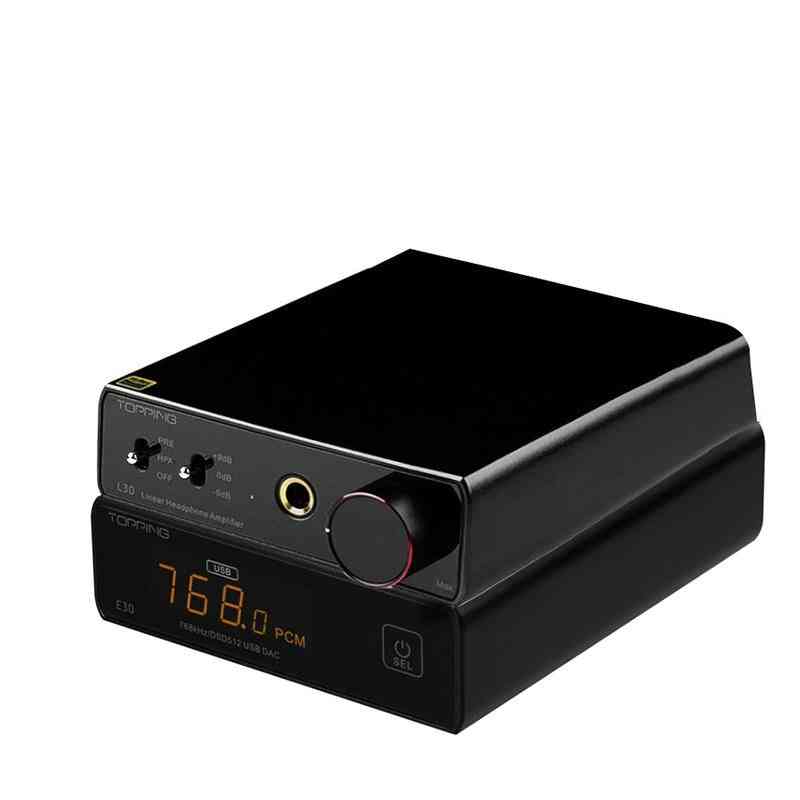 Topping E30 Dac Decoder- Dsd512 Touch Operation With Remote Control Hi-res