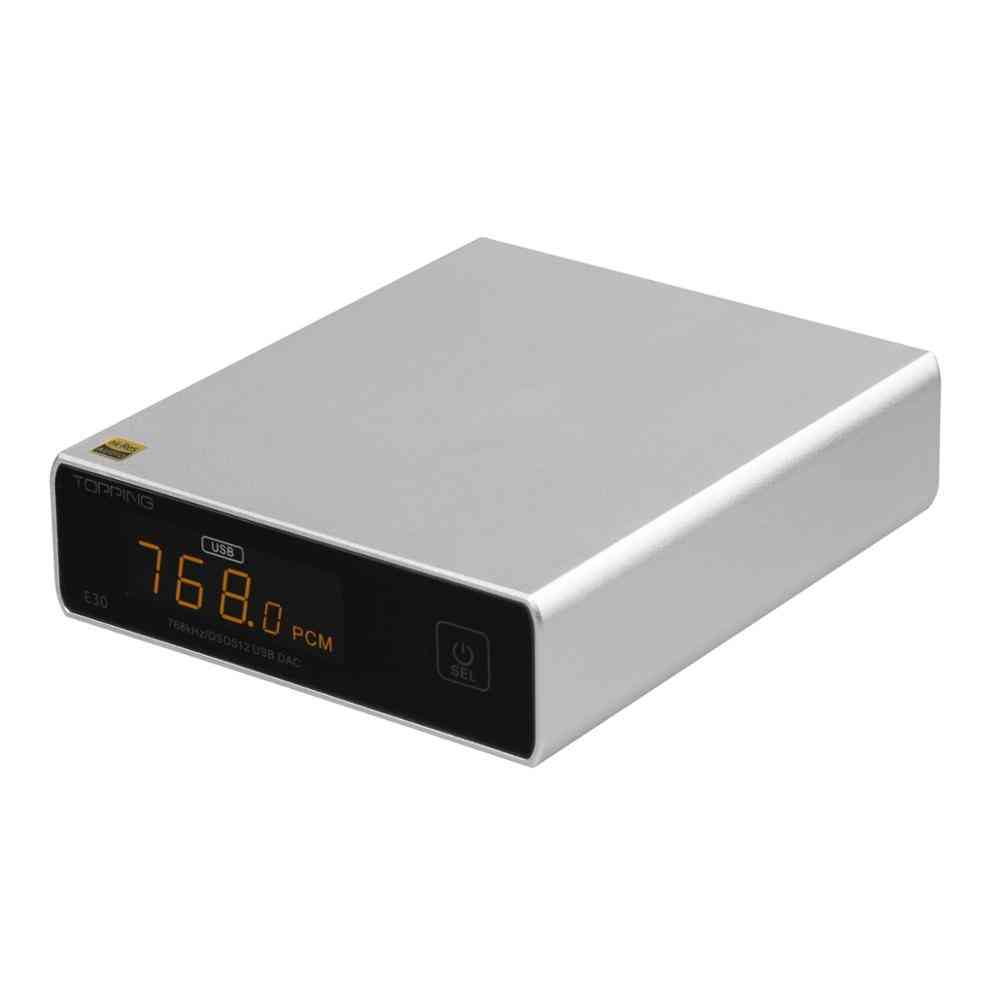 Topping E30 Dac Decoder- Dsd512 Touch Operation With Remote Control Hi-res