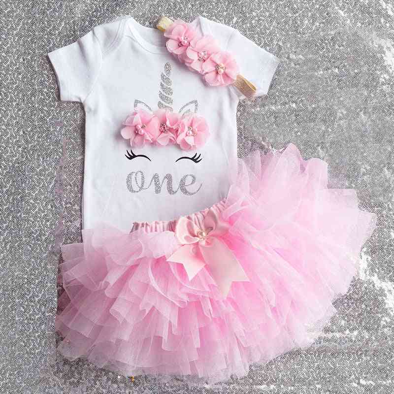Baby Girl 1st Birthday Party Dress, Cute Tutu Cake Outfits Dresses