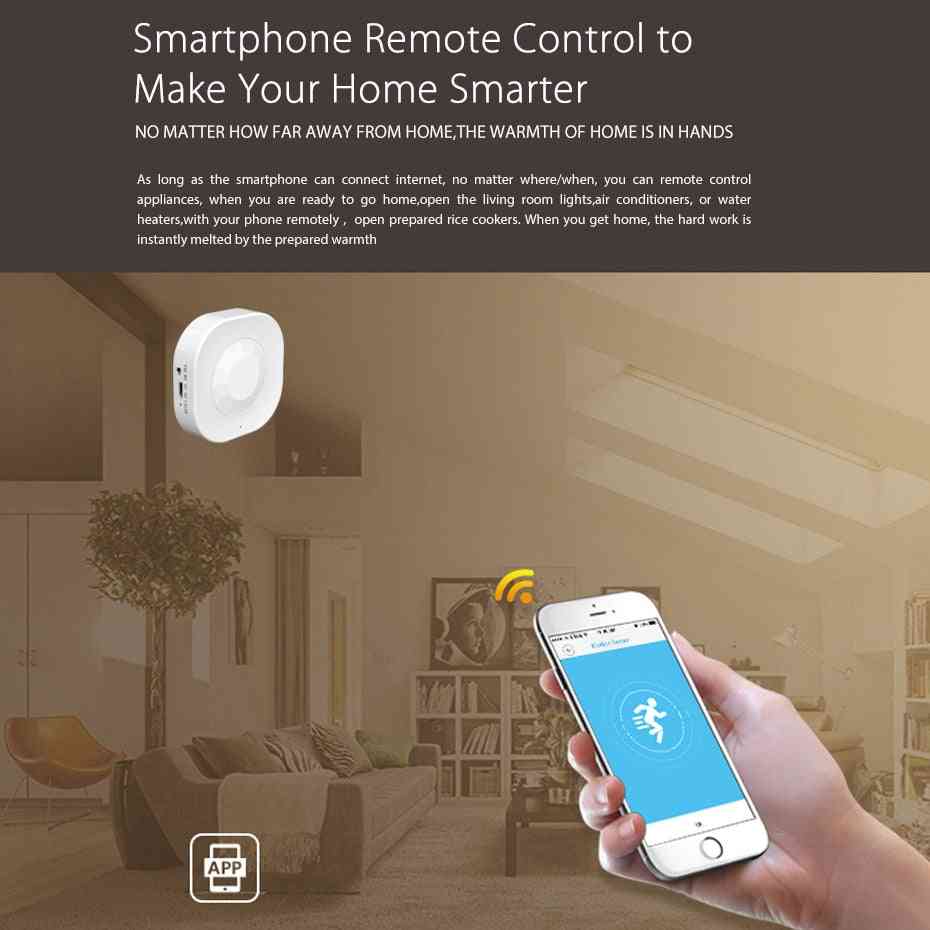 Wifi människokroppssensor, tuya smart pir rörelsessensor, säkerhet inbrottslarm smart liv app kontroll hem